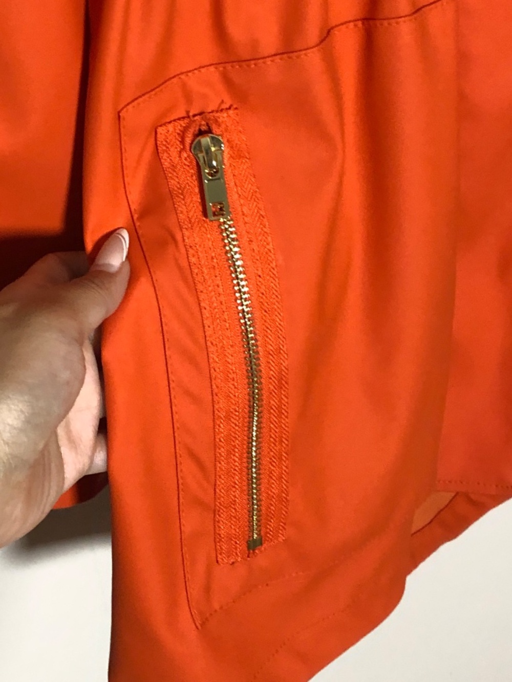 Ciao Milano Rain Jacket In Orange Size S - Picture 13 of 13